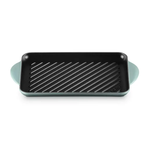 Le Creuset Traditional Cast Iron 32cm Rectangular Grill - Sea Salt