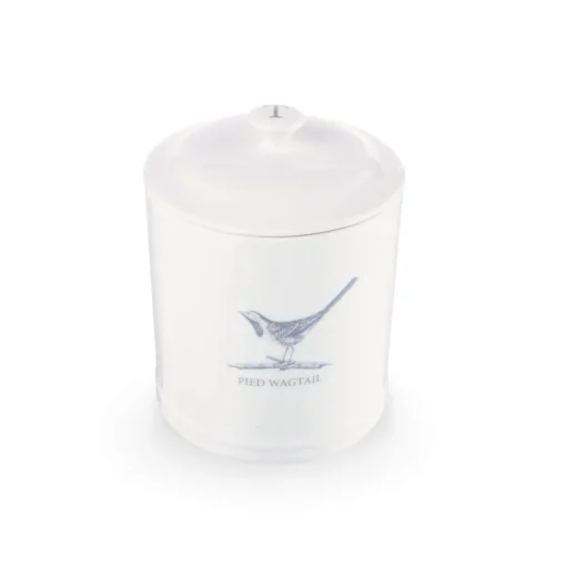 Mary Berry English Garden Tea Canister - Pied Wagtail