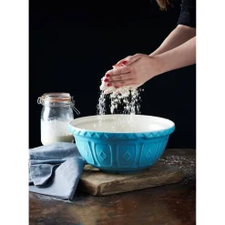 Mason Cash Colour Mix 29cm Stoneware Mixing Bowl - Turquoise