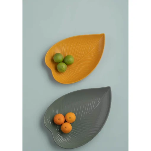 Mason Cash In The Forest Small Leaf Platter