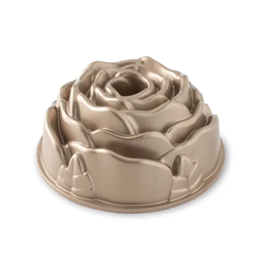 Nordic Ware Rose Bundt Pan With a Free Recipe Book - Toffee