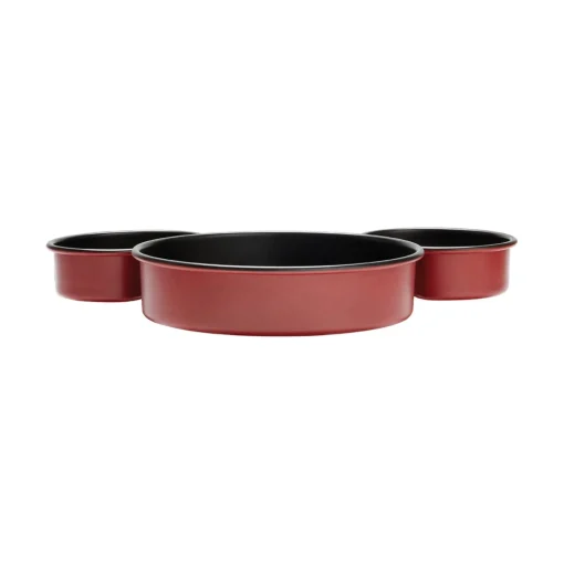Prestige Disney 'Bake With Mickey' Non-Stick Mickey Head Cake Tins - 3 Piece