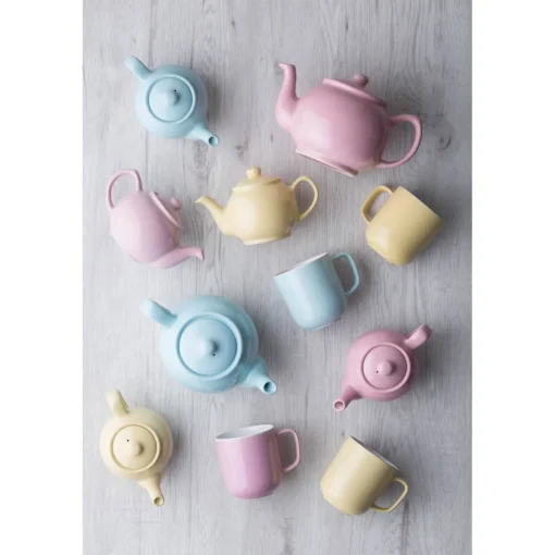 Price & Kensington Stoneware 6 Cup Teapot - Pastel Pink