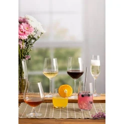 Ravenhead Kings Set of 4 20cl Crystal Flute Glasses