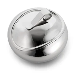 Robert Welch Drift 18 | 10 Mirror Polished Stainless Steel 300ml Sugar Pot with Lid