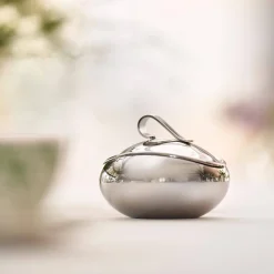 Robert Welch Drift 18 | 10 Mirror Polished Stainless Steel 150ml Sugar Pot with Lid
