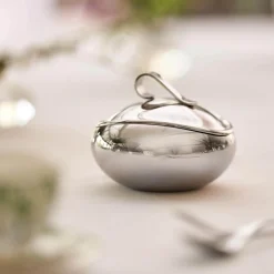Robert Welch Drift 18 | 10 Mirror Polished Stainless Steel 300ml Sugar Pot with Lid