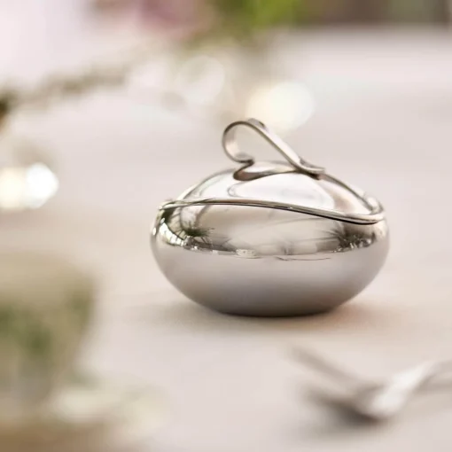 Robert Welch Drift 18 | 10 Mirror Polished Stainless Steel 300ml Sugar Pot with Lid