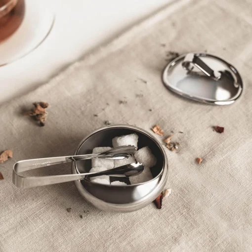 Robert Welch Drift 18 | 10 Mirror Polished Stainless Steel 300ml Sugar Pot with Lid