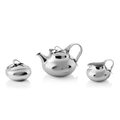 Robert Welch Drift 18 | 10 Mirror Polished Stainless Steel 150ml Sugar Pot with Lid