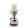 Robert Welch Limbrey Mirror Polished 18 | 10 Stainless Steel Candlestick - Medium