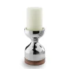 Robert Welch Limbrey Mirror Polished 18 | 10 Stainless Steel Candlestick - Large
