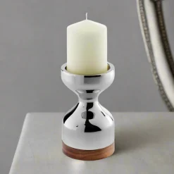 Robert Welch Limbrey Mirror Polished 18 | 10 Stainless Steel Candlestick - Medium