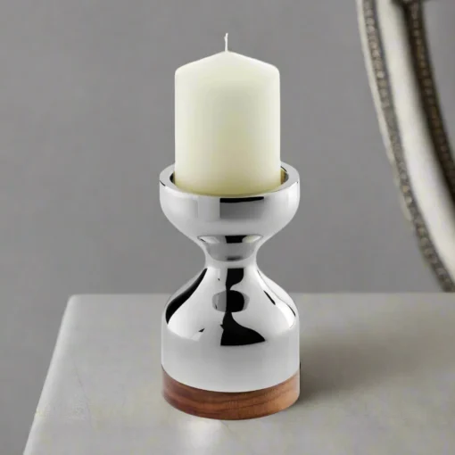 Robert Welch Limbrey Mirror Polished 18 | 10 Stainless Steel Candlestick - Medium