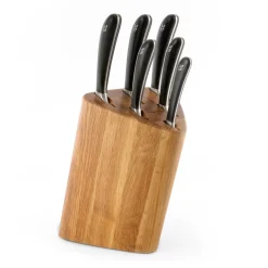 Robert Welch Signature Prism 7-Piece Knife Block & Handheld Sharpener Set