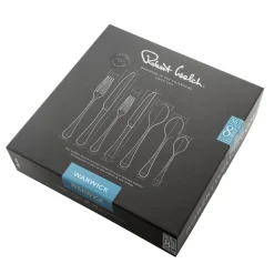 Robert Welch Warwick Bright Stainless Steel Cutlery Set - 56-Piece