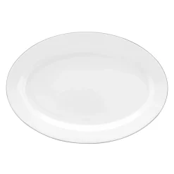 Royal Worcester Serendipity Platinum Oval Platter - White