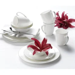 Royal Worcester Serendipity Platinum Oval Platter - White