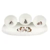 Royal Worcester Wrendale 3 Piece Bowl & Tray Set - Guinea Pig