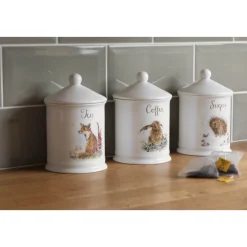 Royal Worcester Wrendale Tea Canister - Fox