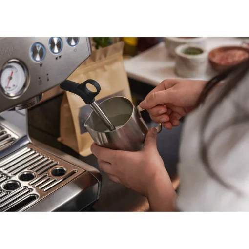 Sage Appliances SES876BSS Barista Express Impress Bean-to-Cup Espresso Coffee Machine - Silver