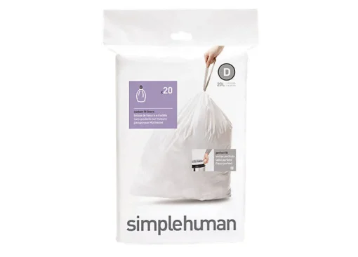 Simplehuman Code D Custom Fit Can Liners - Pack of 20