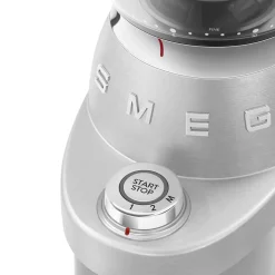 Smeg EMC02BLMUK Mini Pro Espresso Matte Black Coffee Machine & CGF02SSUK Mini Pro Stainless Steel Coffee Grinder