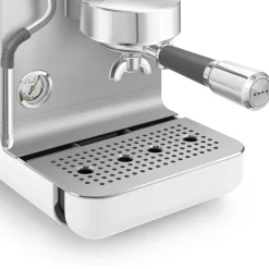 Smeg EMC02BLMUK Mini Pro Espresso Matte Black Coffee Machine & CGF02SSUK Mini Pro Stainless Steel Coffee Grinder