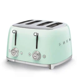 Smeg Jug Kettle & 4 Slice Toaster Set - Pastel Green