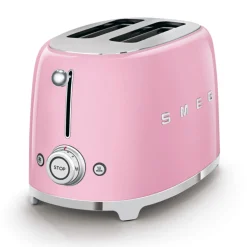 Smeg Mini Kettle & 2 Slice Toaster Set - Pink