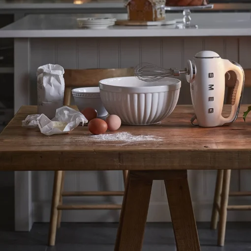 Smeg 50's Style Retro HMF01 Hand Mixer - Cream