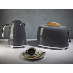 Smeg 50's Style Retro KLF03 Jug Kettle - Slate Grey