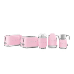Smeg 50's Style Retro TSF03 4 Slice Toaster - Pink