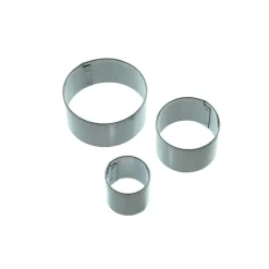 Sweetly Does It 3 Piece Metal Fondant Cutter Set - Round