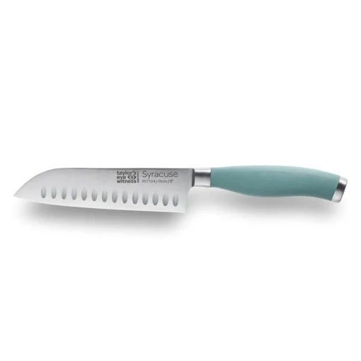Taylor's Eye Witness 13cm Syracuse Santoku Knife - Aqua