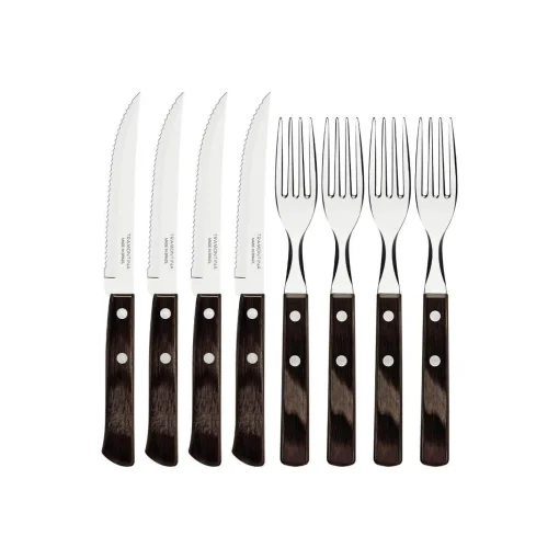 Tramontina Churrasco 8-Piece Steak Knife & Fork Set
