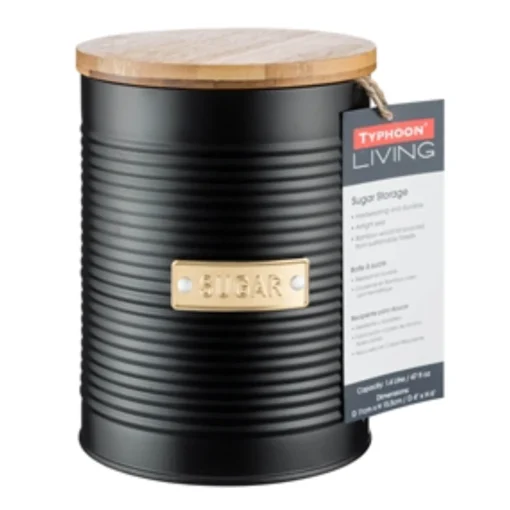 Typhoon Living 3 Piece Canister Set - Otto Black