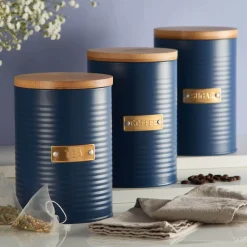 Typhoon Living Tea Canister - Otto Navy