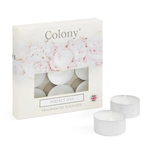 Wax Lyrical Colony Pack of 9 Scented  Tealights - Perfect Day