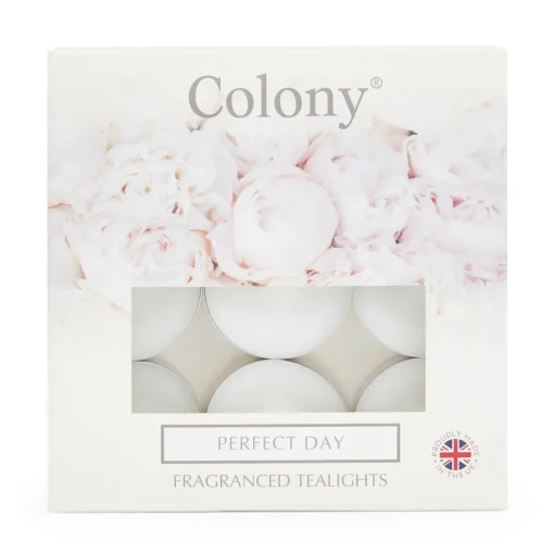 Wax Lyrical Colony Pack of 9 Scented  Tealights - Perfect Day