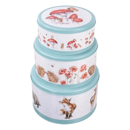 Wrendale Designs by Hannah Dale 3 Piece Cake Tin Nest - The Country Set