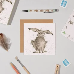 Wrendale Designs by Hannah Dale Notecard Pack - Hare-Brained