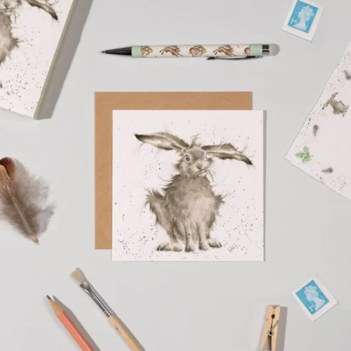 Wrendale Designs by Hannah Dale Notecard Pack - Hare-Brained