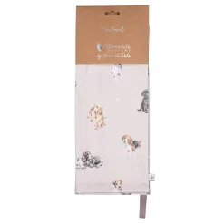 Wrendale Designs by Hannah Dale 100% Cotton Tea Towel - A Dogs Life