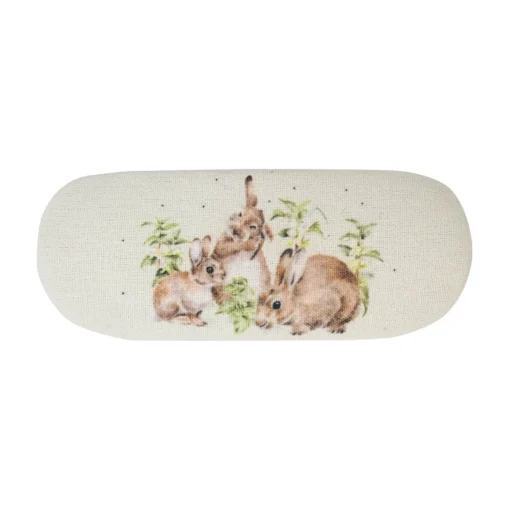 Wrendale Designs by Hannah Dale Glasses Case - Spring Hares - Hare