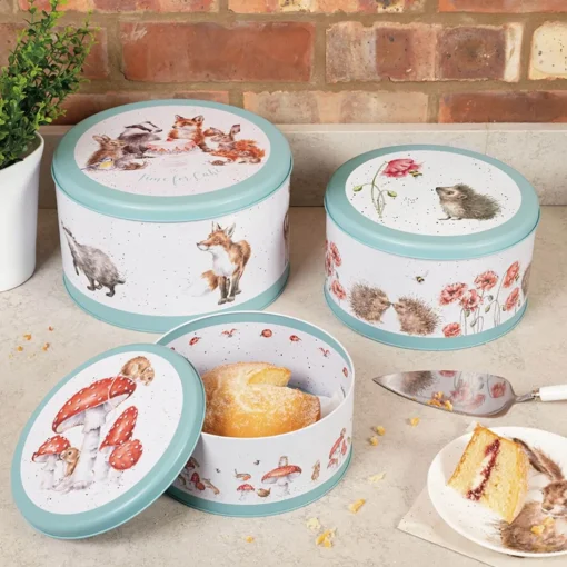 Wrendale Designs by Hannah Dale 3 Piece Cake Tin Nest - The Country Set