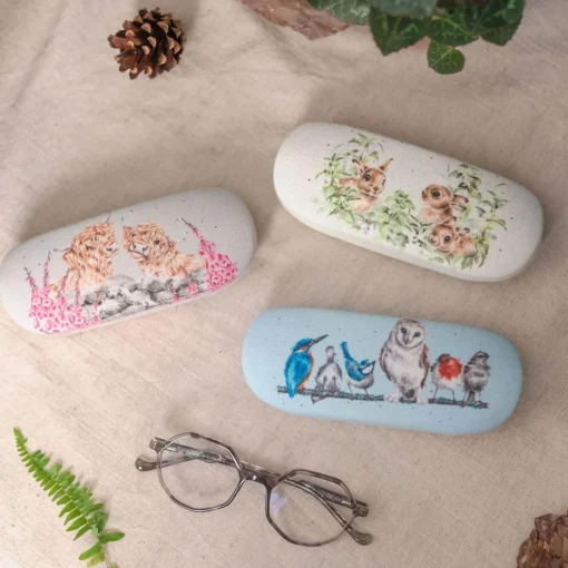 Wrendale Designs by Hannah Dale Glasses Case - Spring Hares - Hare