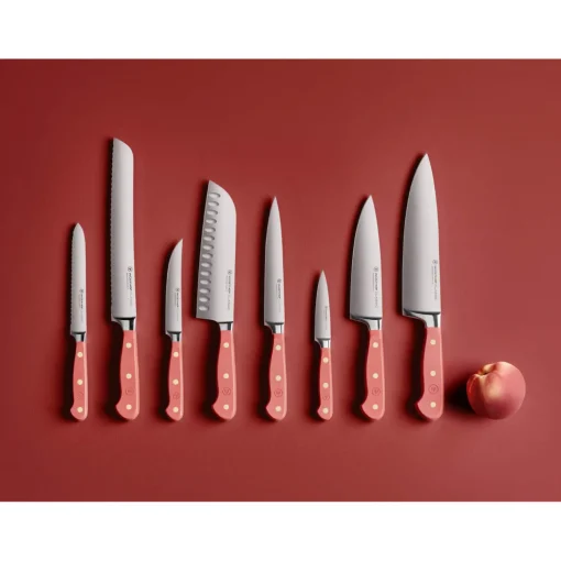 Wusthof Classic 14cm Serrated Utility Knife - Coral Peach