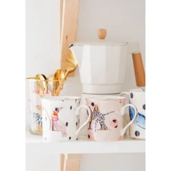 Yvonne Ellen Bone China 330ml Alphabet Mug - X