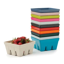 Zeal 15cm Melamine Berry Box & Colander - Aqua